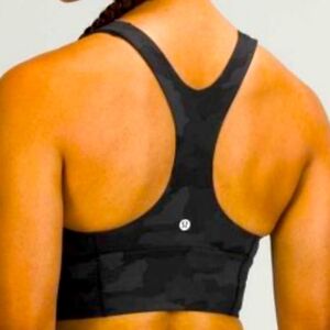 Lululemon Black Camo Sports Bra